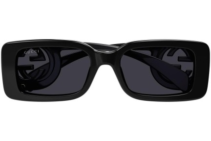 Okulary przeciwsłoneczne Gucci GG1325S 001 Prostokątne Czarne