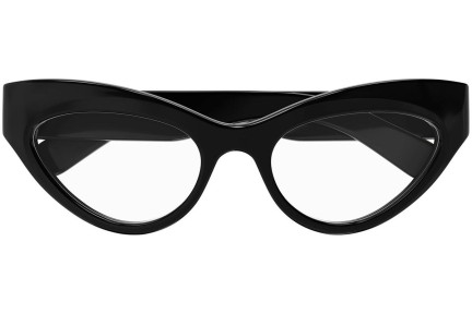Okulary korekcyjne Gucci GG1295O 001 Kocie oczy Czarne