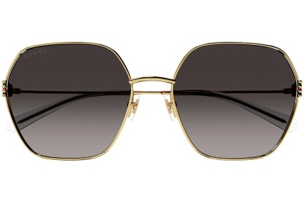 Okulary przeciwsłoneczne Gucci GG1285SA 001 Nieregularny Złote