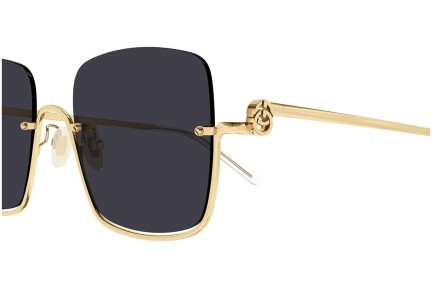 Okulary przeciwsłoneczne Gucci GG1279S 001 Kwadratowe Złote