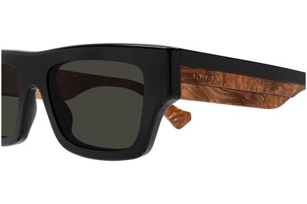 Okulary przeciwsłoneczne Gucci GG1301S 001 Prostokątne Czarne