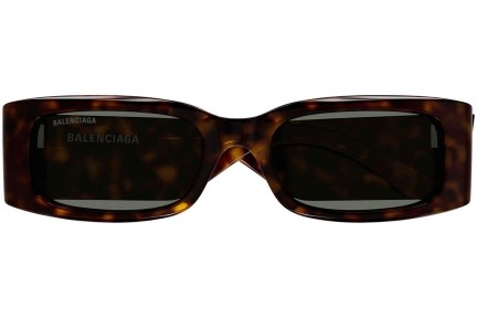 Okulary przeciwsłoneczne Balenciaga BB0260S 002 Prostokątne Havana