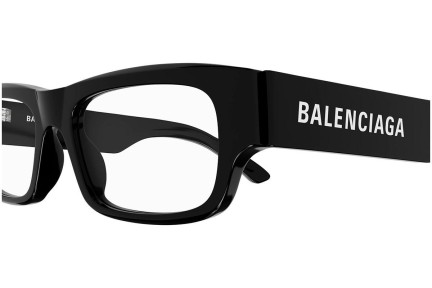 Okulary korekcyjne Balenciaga BB0265O 001 Prostokątne Czarne