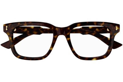 Okulary korekcyjne Gucci GG1265O 008 Prostokątne Havana