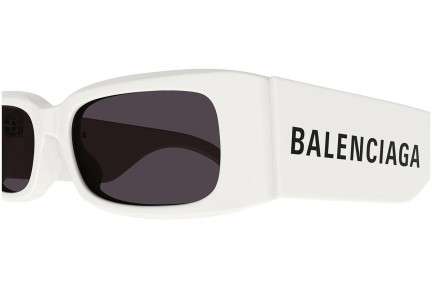 Okulary przeciwsłoneczne Balenciaga BB0260S 003 Prostokątne Białe