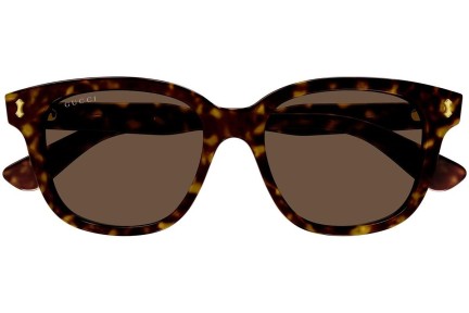 Okulary przeciwsłoneczne Gucci GG1264S 005 Okrągłe Havana