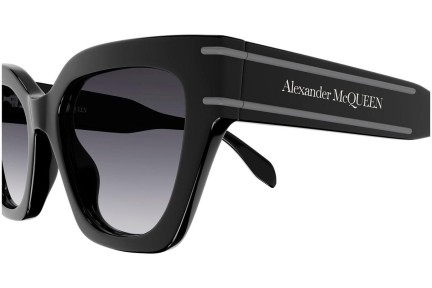 Okulary przeciwsłoneczne Alexander McQueen AM0398S 001 Kwadratowe Czarne
