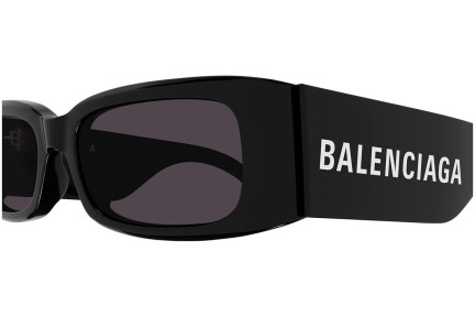 Okulary przeciwsłoneczne Balenciaga BB0260S 001 Prostokątne Czarne