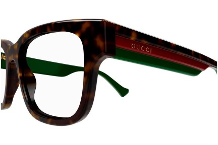 Очила Gucci GG1303O 005 Правоъгълни Хавана