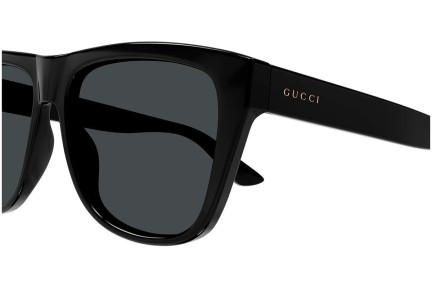 Okulary przeciwsłoneczne Gucci GG1345S 001 Kwadratowe Czarne