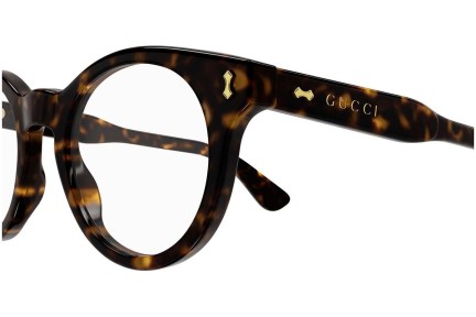 Okulary korekcyjne Gucci GG1266O 004 Owalne Havana
