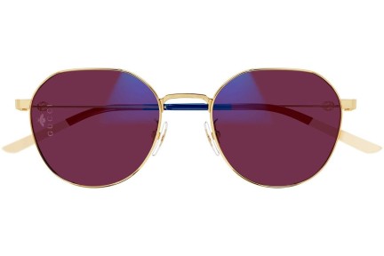 Okulary przeciwsłoneczne Gucci GG0684S 001 blue-light [non-prescription] Prostokątne Złote