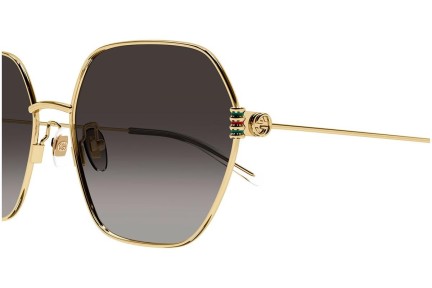 Okulary przeciwsłoneczne Gucci GG1285SA 001 Nieregularny Złote