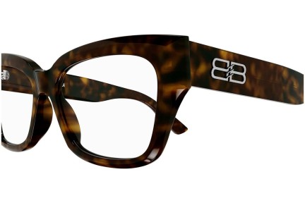 Okulary korekcyjne Balenciaga BB0274O 002 Kwadratowe Havana