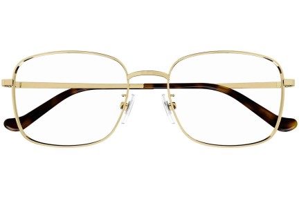 Okulary korekcyjne Gucci GG1355OA 002 Prostokątne Złote