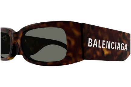 Okulary przeciwsłoneczne Balenciaga BB0260S 002 Prostokątne Havana