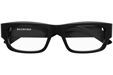 Okulary korekcyjne Balenciaga BB0265O 001 Prostokątne Czarne