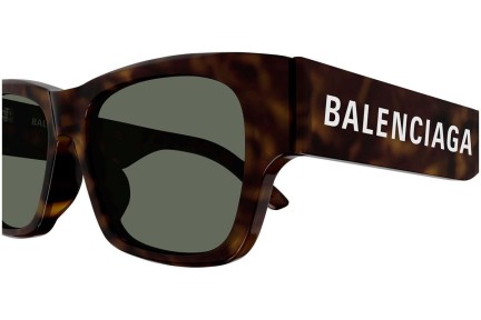 Okulary przeciwsłoneczne Balenciaga BB0262SA 002 Prostokątne Havana