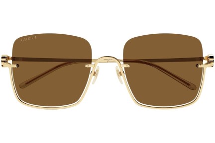 Okulary przeciwsłoneczne Gucci GG1279S 002 Kwadratowe Złote