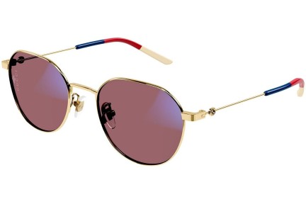 Okulary przeciwsłoneczne Gucci GG0684S 001 blue-light [non-prescription] Prostokątne Złote