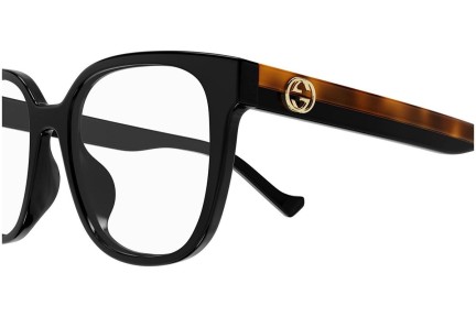 Okulary korekcyjne Gucci GG1305OA 001 Okrągłe Czarne
