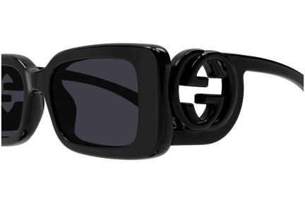 Okulary przeciwsłoneczne Gucci GG1325S 001 Prostokątne Czarne