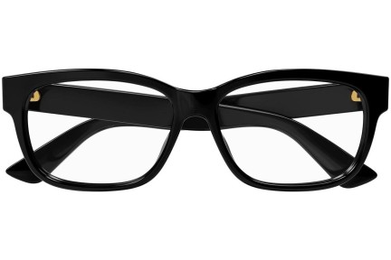 Okulary korekcyjne Gucci GG1341O 001 Prostokątne Czarne