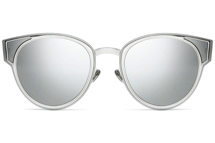 Okulary przeciwsłoneczne Dior Sculpt 010/DC Polarized Okrągłe Srebrne