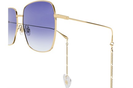 Okulary przeciwsłoneczne Gucci GG1031S 004 Kwadratowe Złote