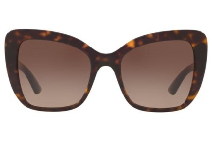 Okulary przeciwsłoneczne Dolce & Gabbana DG4348 502/13 Kocie oczy Havana