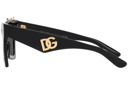 Okulary przeciwsłoneczne Dolce & Gabbana DG4434 501/87 Kocie oczy Czarne