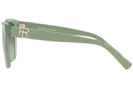 Okulary przeciwsłoneczne Ralph Lauren The Ricky II RL8212 60498E Kwadratowe Zielone