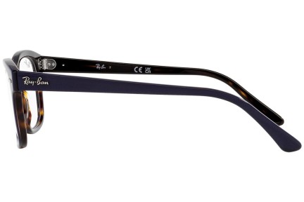 Okulary korekcyjne Ray-Ban Mr Burbank RX5383 8283 Kwadratowe Niebieskie