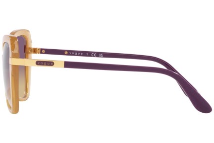 Okulary przeciwsłoneczne Vogue Eyewear VO5479S 305470 Kocie oczy Brązowe