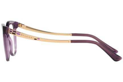 Okulary korekcyjne Bvlgari BV4218 5514 Kocie oczy Fioletowe