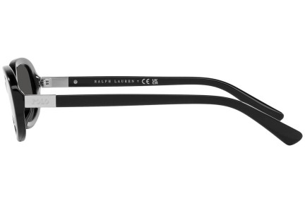 Okulary przeciwsłoneczne Polo Ralph Lauren PH4198U 500187 Owalne Czarne