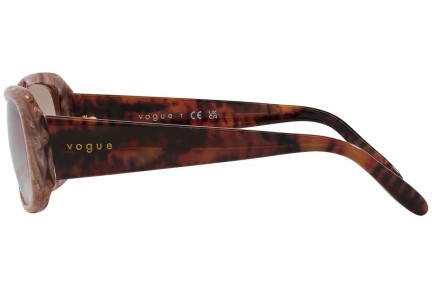 Okulary przeciwsłoneczne Vogue Eyewear VO2606S 307113 Prostokątne Brązowe