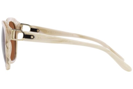 Okulary przeciwsłoneczne Ralph Lauren RL8190Q 608473 Okrągłe Beżowe