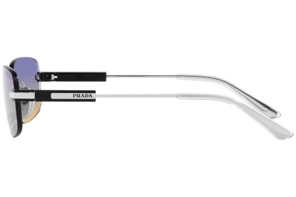 Okulary przeciwsłoneczne Prada PR68ZS 1BC06Z Nieregularny Srebrne