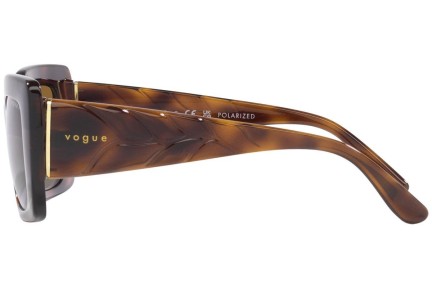 Okulary przeciwsłoneczne Vogue Eyewear VO5481S 2386T5 Polarized Kwadratowe Havana