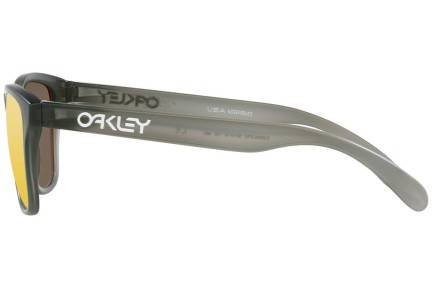 Okulary przeciwsłoneczne Oakley Frogskins XS OJ9006-37 Polarized Kwadratowe Szare