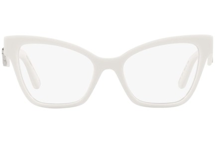 Okulary korekcyjne Dolce & Gabbana DG3369 3312 Kocie oczy Białe