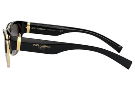 Okulary przeciwsłoneczne Dolce & Gabbana DG6137 501/87 Kwadratowe Czarne