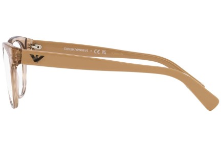 Okulary korekcyjne Emporio Armani EA3162 5850 Kocie oczy Brązowe