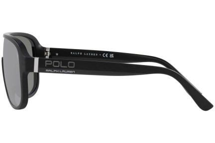Okulary przeciwsłoneczne Polo Ralph Lauren PH4196U 53896G Pojedyncze | Shield Czarne