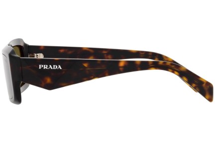 Okulary przeciwsłoneczne Prada PR27ZS 19J09Z Prostokątne Havana