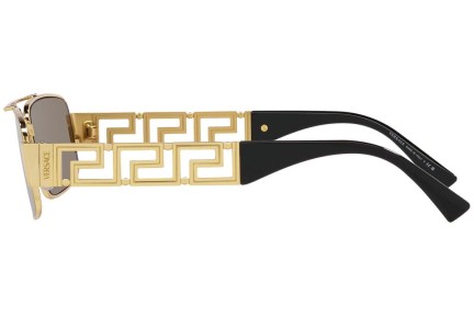 Okulary przeciwsłoneczne Versace VE2257 10025A Prostokątne Złote