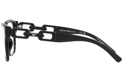 Okulary korekcyjne Emporio Armani EA3222U 5017 Kocie oczy Czarne