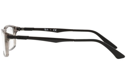 Okulary korekcyjne Ray-Ban RX7017 8059 Prostokątne Szare