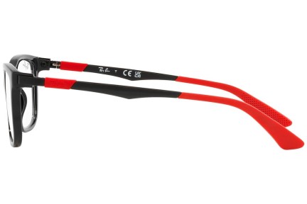 Okulary korekcyjne Ray-Ban Junior RY1549 3941 Kwadratowe Czarne